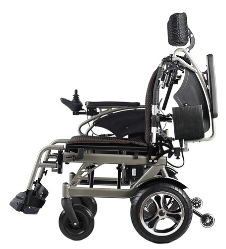 現品限り　中古　電動と介助切替できる車いす　アルミ構造でリクライニング型Diverse