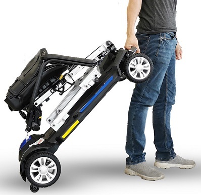 現品限り　中古DASH(ダッシュ)　限定１台　折りたたみ電動シニアカー「折りたたみ4輪カート」