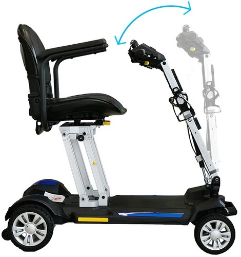 現品限り　中古DASH(ダッシュ)　限定１台　折りたたみ電動シニアカー「折りたたみ4輪カート」